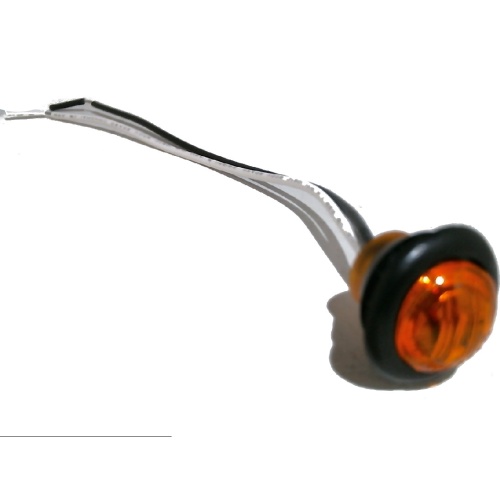 Marker Light 3/4 Round Amber LED