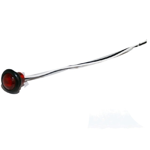 Marker Light 3/4 Round Red LED