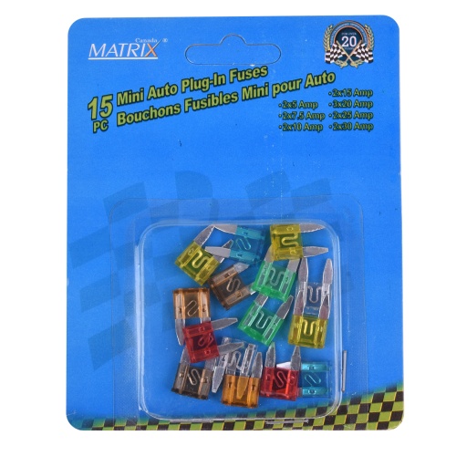 Mini Auto Fuse 15pc