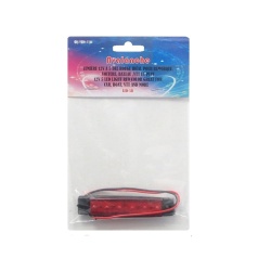 red 6 LED strip 12 volt for car boat trailer etc..