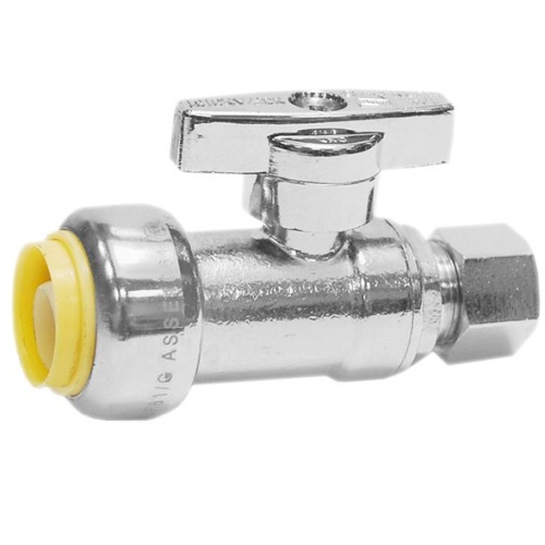 Straight stop 1/2 x 3/8