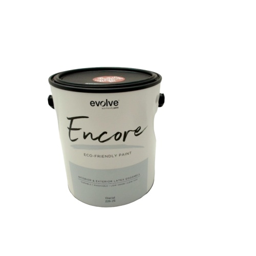 Evolve Encore Gallon Paint Glacial Latex Eggshell