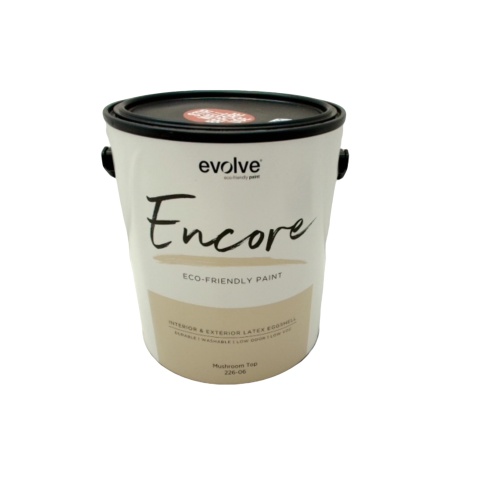 Evolve Encore Gallon Paint Mushroom Top Latex Eggshell
