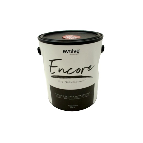 Evolve Encore Gallon Paint Peppercorn Black Latex Eggshell