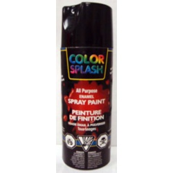 Spray Paint FLAT BLACK color /splash 12OZ