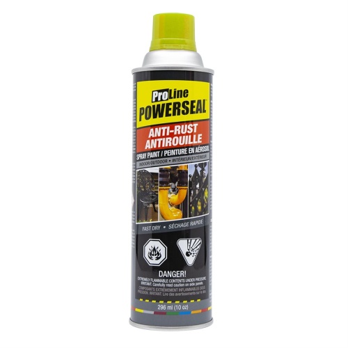 Spray paint 296ML anti-rust yellow gloss