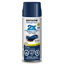Spray Paint Navy Blue Painters Touch 2X 340G Rustoleum