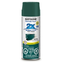 Spray Paint Satin Hunt Club Green Painters Touch 2X 340G Rustoleum