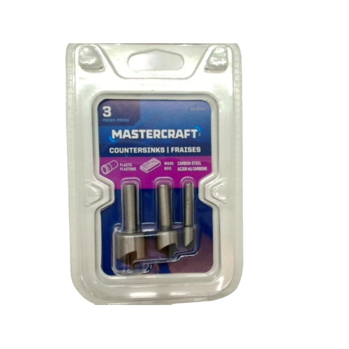 Countersinks 3pk. Assorted Mastercraft