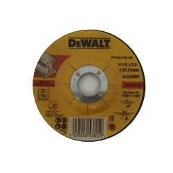 Metal Cutting Wheel Depressed Center 4.5 115 X 2.8 X 22.23mm Dewalt"