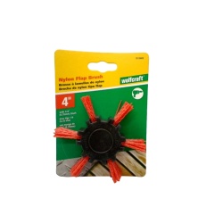 Nylon Flap Brush 4 W/ 1/4" Shaft Wolfcraft"