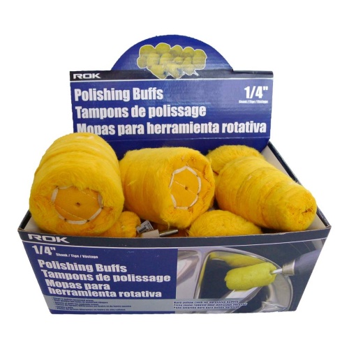 Polishing buff kit 14 pc yel - sold individually