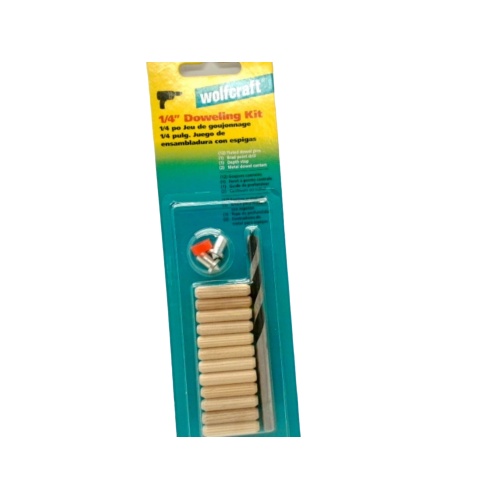 1/4 Doweling Kit w/Brad Point Bit Wolfcraft