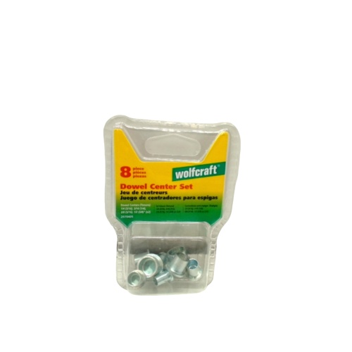 8 Piece Dowel Center Set Wolfcraft