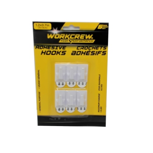Adhesive Hooks 1.2 x 0.7