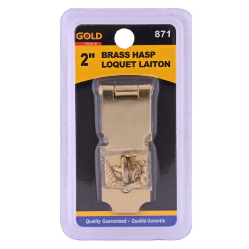 Brass Hasp 2 inch with screw