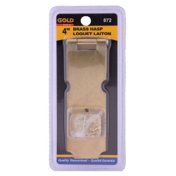 Brass Hasp 4 With Screws"