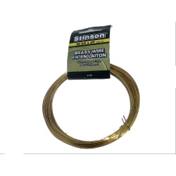 Brass tie wire 22 gauge x 10.5m 35 feet