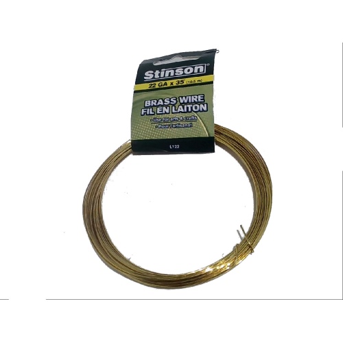 Brass tie wire 22 gauge x 10.5m 35 feet