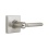 Door Lever Keyed Entry Satin Nickel Finish Defiant