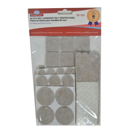 Felt Protectors 95 Pcs Assorted Sizes Self Adhesive