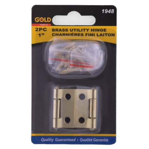 Hinge Loose Pin 1 Gold 2pk.