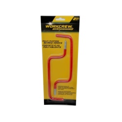 Multi Purpose Screw Hooks 2pk. Large Workcrew