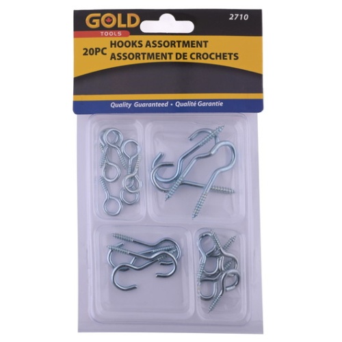 Screw hook assortment 20 pc