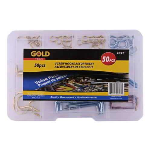 Screw hook assortment 50 pcs