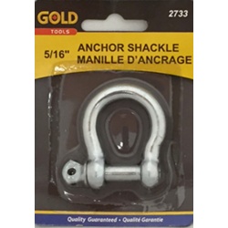 Shackle 5/16 inch - anchor