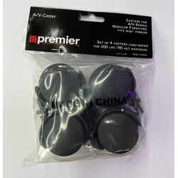 AV Casters 4 Pack 1.5 5/16" Thread"