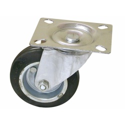 Caster rubber swivel 4 inch 60 kg.132lb