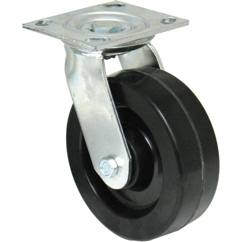 Caster rubber swivel 6 inch 485lb. - 220kg.