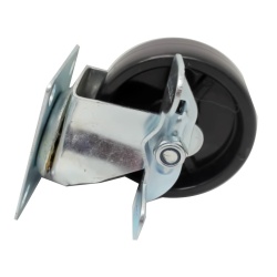 Caster Swivel 3 Plate w/Brake 2-3/8" x 3" Panel Prograde"