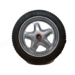 Wheelbarrow Wheel 16'' Flat Free Spoked 5/8 B 6''hub"