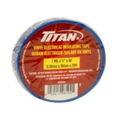 BLUE P.V.C.ELECTRICAL TAPE 18mm x 20m TITAN