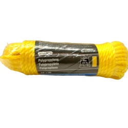 Twisted Rope Polypropylene 3/8 x 100' 244lb. Yellow Onward"