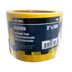 Caution barricade tape 3 inch wide 300 feet