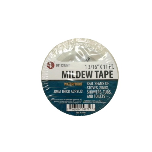 Mildew Tape 1-3/6 X 11' .8mm Thick Acrylic Waterproof