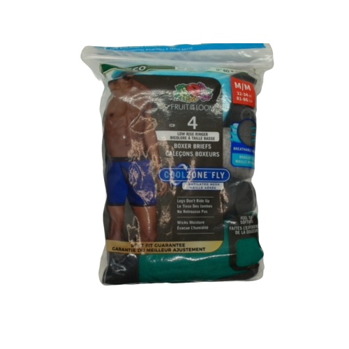 Boxer Briefs Medium 4pk. Fruit Of The Loom