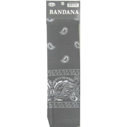 Bandana Printd Navy 21X21 inches