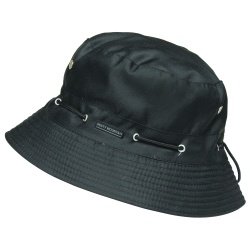 Bucket Hat Black - Adjustable Cord With Stopper