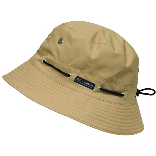 Bucket Hat Tan - Adjustable Cord With Stopper