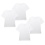 Men's White T-Shirt 4pk. XL Fila Classic Crew Neck Tag Free