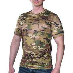 Military T-shirts Medium Uniflage Kwik Dry Short Sleeve