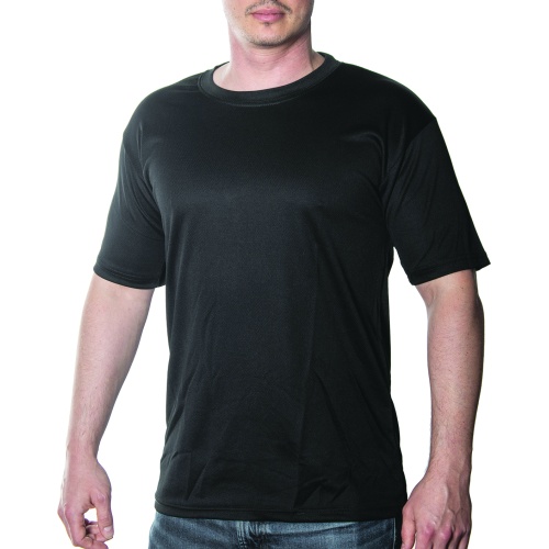 Military T-shirts Small Black Kwik Dry Short Sleeve