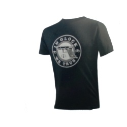 T-shirt Black - in glock we trust - Small