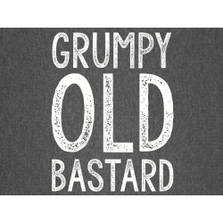 T-Shirt with print - Grumpy Old Bastard - XL