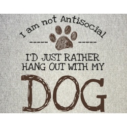 T-Shirt with print - Hang With Dog - XXL