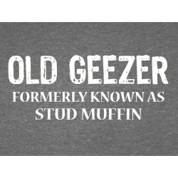 T-Shirt with print - Old Geezer - XXL